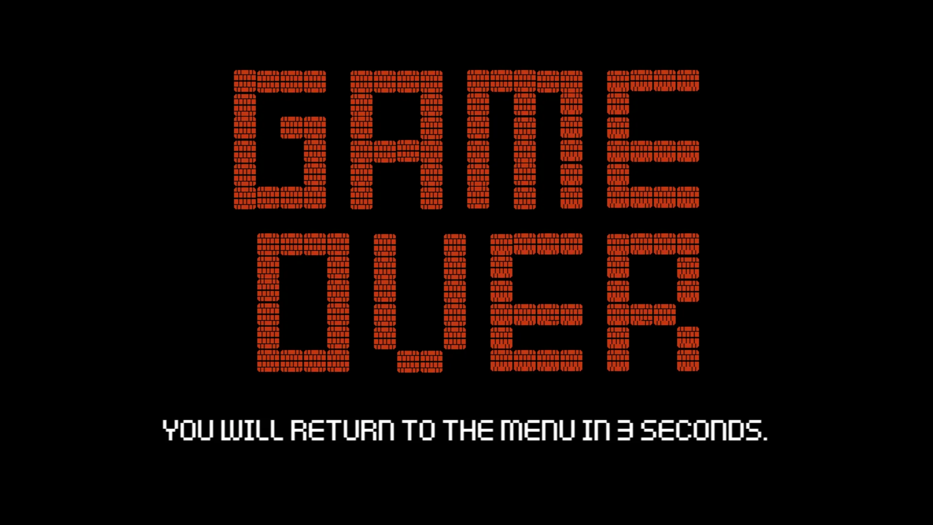 Tank Show - Game Over