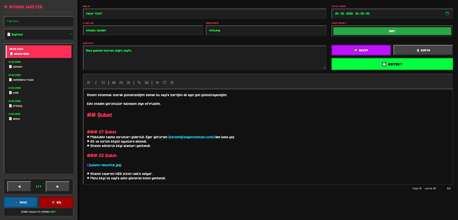 Sitenin Editöründen Görüntü